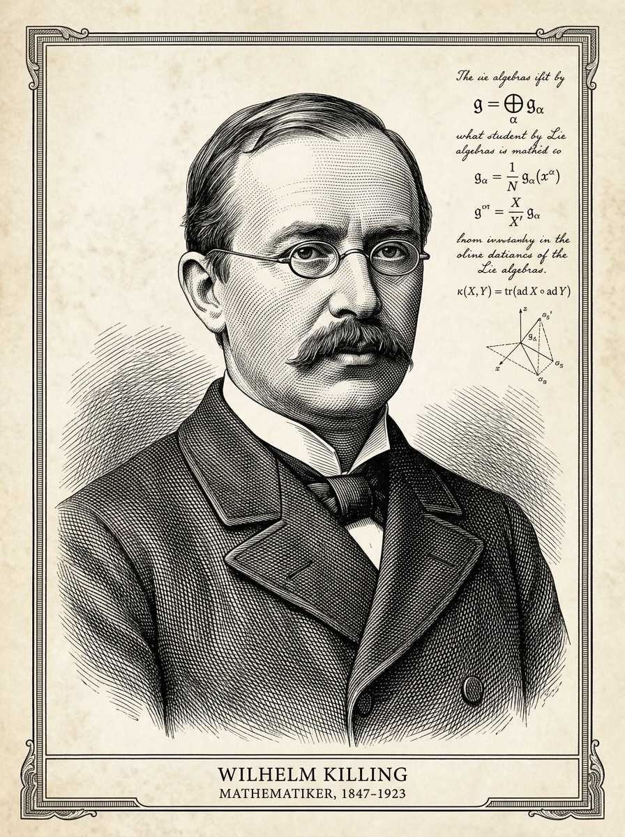 Wilhelm Killing, mathematician, 1888